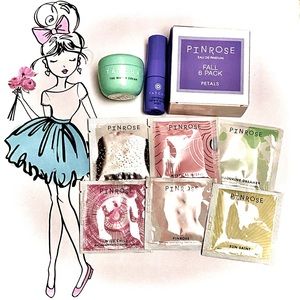 Tatcha-The Water Cream 10ml & Luminous Dewey Mist 5ml with Pinrose petals 6 pk